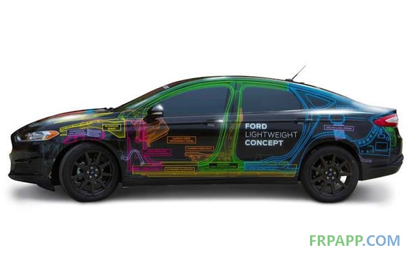 福特輕量化概念車，后窗采用PC樹脂減重35％ 
