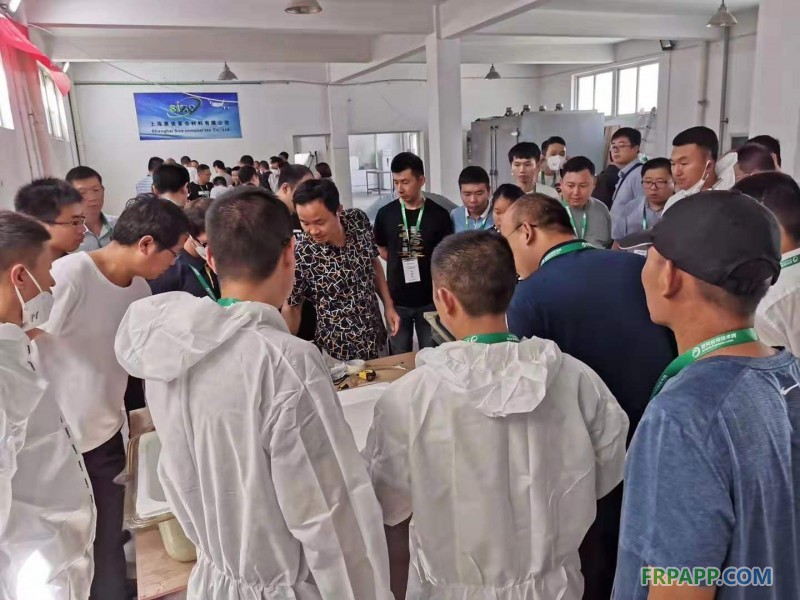 2019年復(fù)合材料RTM真空閉模工藝實踐操作培訓班 實況掠影（9月6-8日）